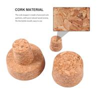 VICASKY Tapones de Corcho para Botella de Vino 30 Piezas, Tapones Cónicos de Corcho Natural en 4 Tamaños (22x18x20 Mm, 30x25x30 Mm, 48x43x30 Mm, 63x57x20 Mm), Sellador Ecológico