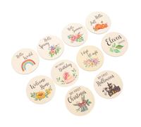 VICASKY Tarjetas De Circulos De Madera Para Disco De Madera Para Decoración Para Para Mamá