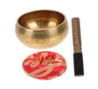 VICASKY Tazón De De Cobre Para Yoga y Relajación Completo Con Cojín y Palillo Diámetro Para Meditaciones y Prácticas Espirituales
