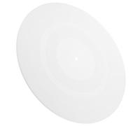 VICASKY Tocadiscos para discos de vinilo, tocadiscos para discos de vinilo, plato giratorio de silicona, alfombrilla de goma blanca, universal para reproductores de discos de vinilo, accesorios de