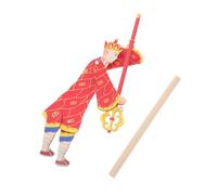 VICASKY Tradicional Chino Sombra Muñeca Juguete De Madera Para Muñecas Hecho A Mano Con Historia De Viajes Occidentales Juguetes Educativos Para Desarrollo Creativo