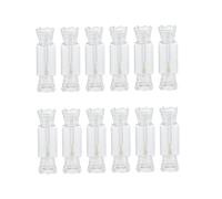 VICASKY Tubo de brillo de labios transparente hecho a mano para accesorios de maquillaje de esmalte de labios DIY Contenedores vacíos para su propio color de labios para proyectos cosméticos creativos