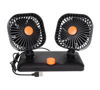VICASKY Ventilador USB para Coche Portátil y Silencioso Diseño Abs, Potente Ventilador Pequeño Adecuado para Fiesta Verano y Uso en Vehículo