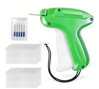 Viccess Pistola Etiquetadora EtiquetadoraPrecios Ropa con 5 Agujas de Repuesto y 5000 Púas de Estándar para Ropa Calcetines Sombreros Etiqueta Precios