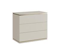 Vicco Aparador Linette, Cachemira, 80 x 70 cm | con 3 cajones, Mecanismo push-to-open para una apertura silenciosa