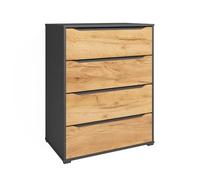 Vicco Aparador Ruben, Roble Dorado, 48 x 101.6 cm con cajones, para Guardar Ropa y Objetos cotidianos