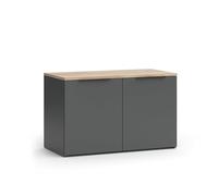 Vicco Aparador Wido, Antracita, 80 x 50 cm