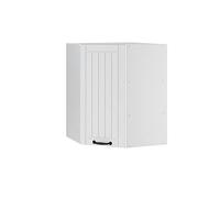 Vicco Armario Colgante de Esquina Fame-Line, Blanco casa de Campo, 57 cm, para Combinar con Otros módulos de la Serie Fame-Line