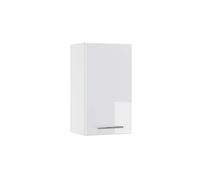 Vicco Armario Colgante Fame-Line, Blanco Alto Brillo, 40 cm | Frente de MDF · Cierre suave · 2 Estantes · Tiradores de metal · ✓ Espacio de almacenamiento práctico