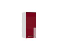 Vicco Armario Colgante Fame-Line, Rojo Burdeos Alto Brillo, 30 cm
