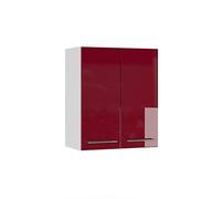 Vicco Armario Colgante Fame-Line, Rojo Burdeos Alto Brillo, 60 cm, para Combinar con Otros módulos de la Serie Fame-Line