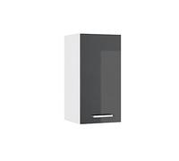 Vicco Armario Colgante R-Line, Antracita Alto Brillo, 30 cm, para combinación Libre Dentro de Sistemas de Cocina modulares