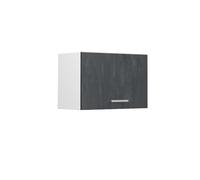 Vicco Armario Colgante R-Line, Hormigón Negro, 60 cm Plano, para combinación Libre Dentro de Sistemas de Cocina modulares