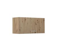 Vicco Armario Colgante R-Line, Roble Artesanal/Roble Dorado 80 cm | Plano, para combinación libre dentro de sistemas de cocina modulares