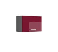 Vicco Armario Colgante R-Line, Rojo de Alto Brillo, 60 cm Plano