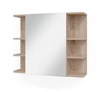 Vicco Armario con Espejo para baño Fynn, Sonoma, 79.6 x 64 cm