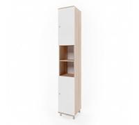 Vicco Armario de baño Fynn, Sonoma, 30 x 190 cm, para Guardar artículos de baño y Toallas