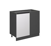 Vicco Armario de Esquina R-Line, Blanco, 86 cm