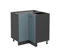 Vicco Armario de Esquina R-Line, Gris Azulado, 75.6 cm sin encimera, para combinación Libre Dentro de Sistemas de Cocina modulares