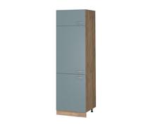 Vicco Armario para frigorífico Empotrado R-Line, Gris Azulado, 60 cm