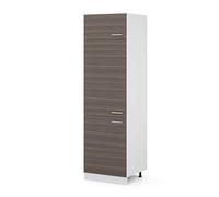 Vicco Armario para frigorífico Empotrado R-Line, Gris Noble, 60 cm