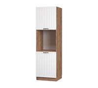 Vicco Armario para Horno Empotrado Fame-Line, Blanco casa de Campo, 60 cm