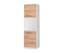 Vicco Armario para Horno Empotrado Fame-Line, Roble Dorado, 60 cm