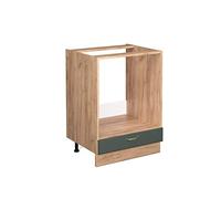 Vicco Armario para Horno Empotrado Fame-Line Verde Dorado campestre 60 cm