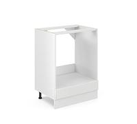 Vicco Armario para Horno Empotrado R-Line, Blanco casa de Campo, 60 cm