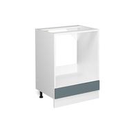 Vicco Armario para Horno Empotrado R-Line, Gris Azulado/Blanco, 60 cm sin encimera