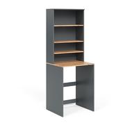 Vicco Armario para Lavadora Viktor, Antracita/Roble Dorado, 66 x 88.2 cm 2 Piezas con Estante, Apto para colocarse sobre lavadoras estándar