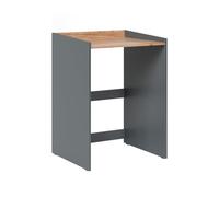 Vicco Armario para Lavadora Viktor Antracita/Roble Dorado 67.8x94.6 cm | con llanta