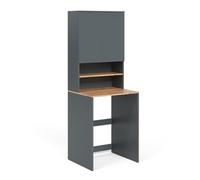 Vicco Armario para Lavadora Viktor, Antracita/Roble Dorado, 68 x 88.2 cm | 2 partes con estante, apto para guardar detergente y toallas