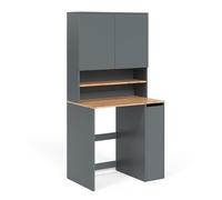 Vicco Armario para Lavadora Viktor, Antracita/Roble Dorado, 93.6 x 88.2 cm 2 Partes con Estante, Apto para Guardar detergente y Toallas