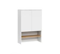 Vicco Armario para Lavadora Viktor, Blanco/Artesano, 68 x 100.4 cm, para Almacenamiento Que Ahorra Espacio sobre la Lavadora