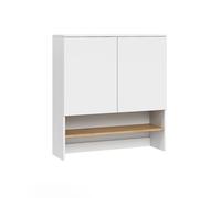 Vicco Armario para Lavadora Viktor, Blanco/Artesano, 93.6 x 100.4 cm | para almacenamiento que ahorra espacio sobre la lavadora