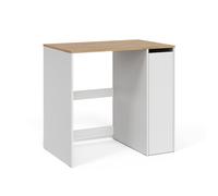 Vicco Armario para Lavadora Viktor, Blanco/Artesano, 93.6 x 88.2 cm con Compartimentos y Puerta, para Almacenamiento Que Ahorra Espacio sobre lavadoras