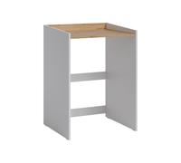 Vicco Armario para Lavadora Viktor Blanco/Roble Artesanal 67.8x94.6 cm