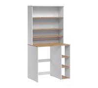 Vicco Armario para Lavadora Viktor, Blanco/Roble Artesanal, 93.6 x 88.2 cm 2 Partes con Estante