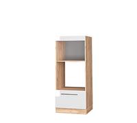 Vicco Armario para microondas Fame-Line, Blanco Alto Brillo, 60 cm