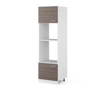 Vicco Armario para microondas R-Line, Gris Noble, 60 cm