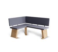 Vicco Banco de Comedor Rivon, Roble Dorado/Antracita 120 x 150 cm | Esquina derecha