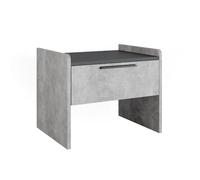 Vicco Banco de Comedor Roman, Hormigón, 53.5 x 41.1 cm con 1 cajón, Apto para soluciones de Esquina Que ahorran Espacio en el Comedor