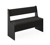 Vicco Banco de Comedor Roman, Negro, 41.5 x 106.6 cm