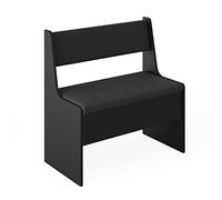 Vicco Banco de Comedor Roman, Negro, 41.5 x 76.6 cm