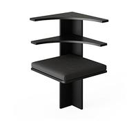 Vicco Banco de Comedor Roman, Negro, 43.5 x 43.5 cm, Apto para soluciones de Esquina Que ahorran Espacio en el Comedor