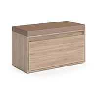 Vicco Banco para Zapatos Iker, Sonoma, 80 x 45 cm, combinable con Otros Muebles de la Serie Iker