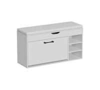 Vicco Banco para Zapatos Solino, Blanco, 90 x 50 cm