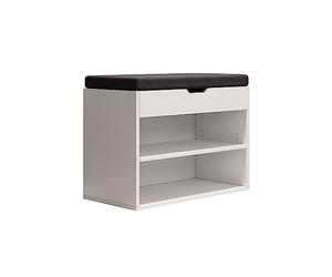 Vicco Banco para Zapatos Titus, Blanco, 60 x 45 cm