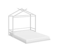 Vicco Cama en Forma de casa Roofy, Blanco, 140x200